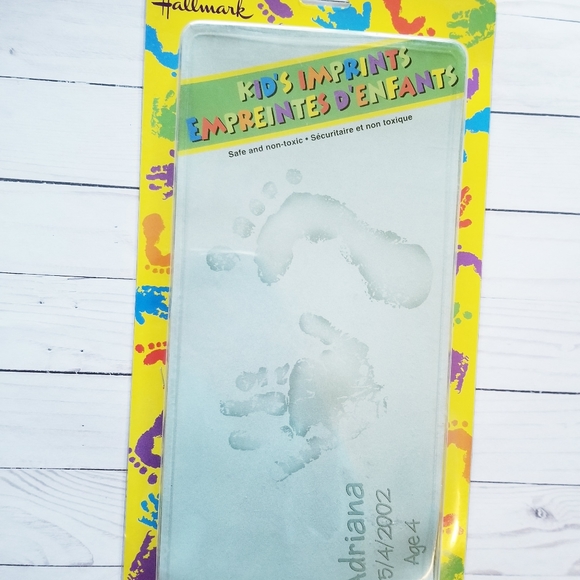 Hallmark Cement Baby Kid Hand Foot Imprint Kit - Picture 5 of 5